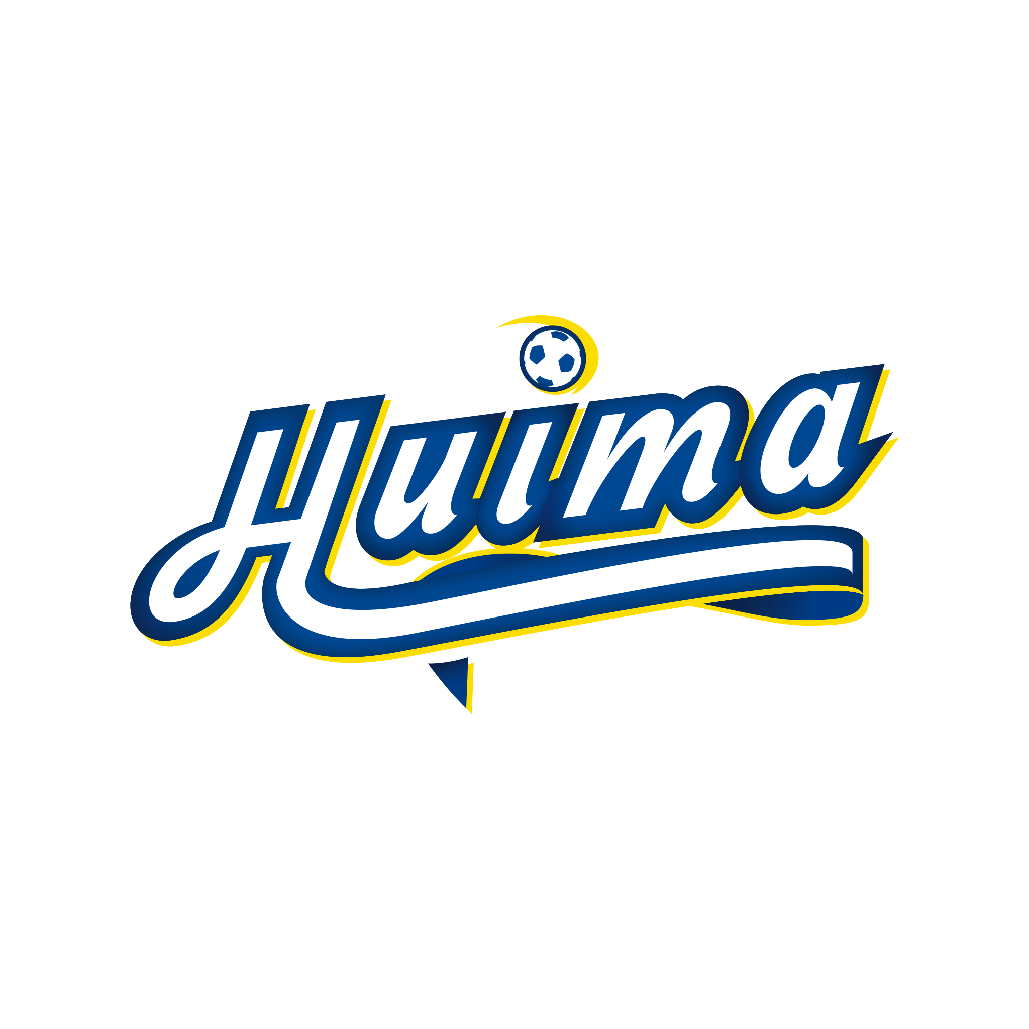 logosuunnittelu-äänekosken huima juniorijalkapallo-teksti